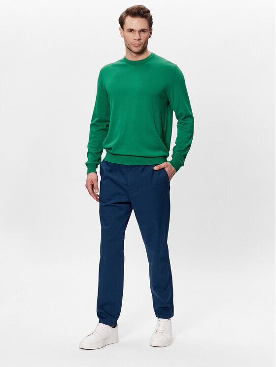 Pantaloni best sale blu benetton