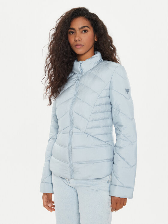 Guess Prechodná bunda Juliane W4YL39 WGAE2 Modrá Regular Fit