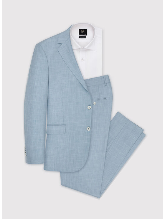 Pako Lorente Pako Lorente Spodnie garniturowe P23SP-6G-023 Niebieski Slim Fit