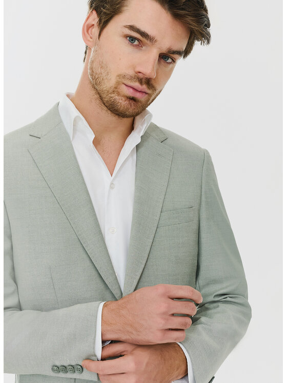 Pako Lorente Pako Lorente Marynarka P24SF-3X-005 Zielony Slim Fit