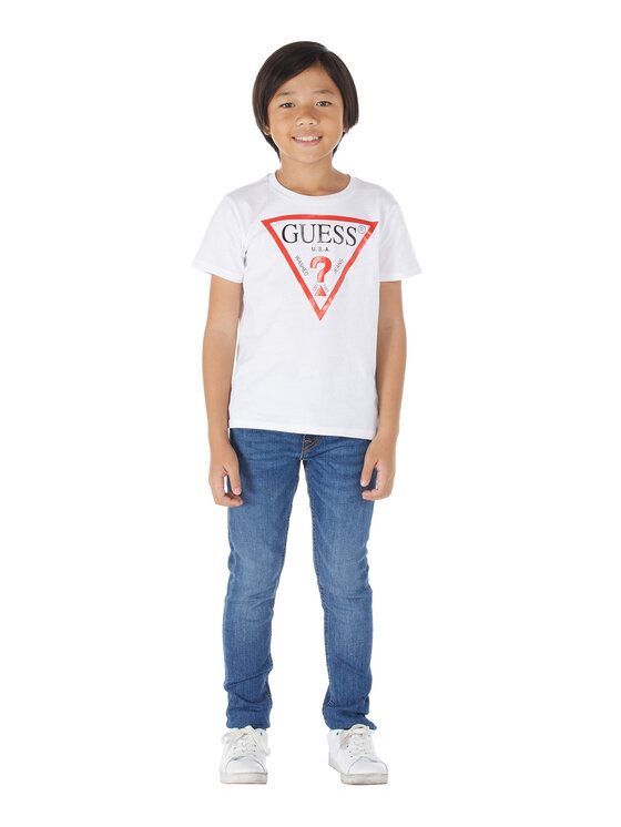 Guess Guess T-Shirt L73I55 K8HM0 Bílá Regular Fit