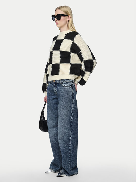 Pieces Pieces Kampsun Namie 17151160 Beež Regular Fit