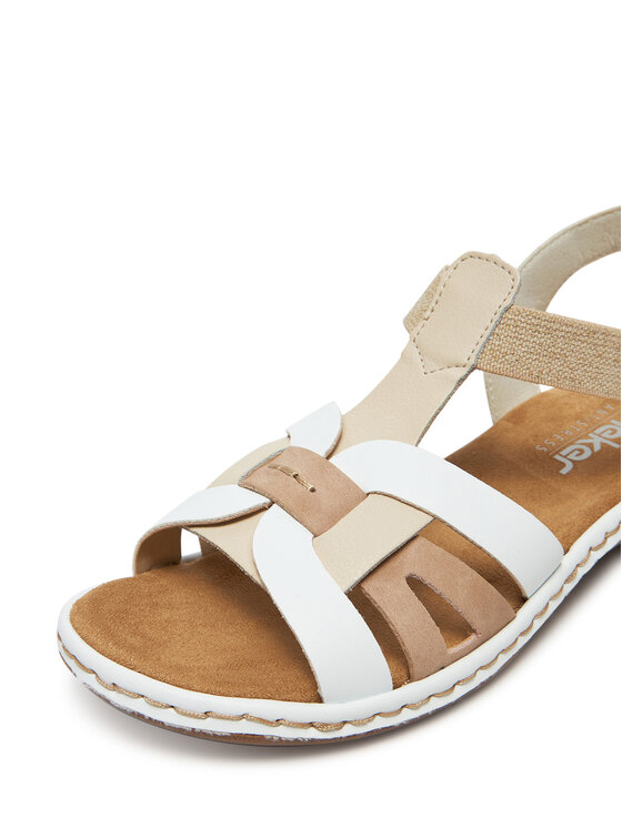 Rieker Rieker Sandali 65918-81 Bela