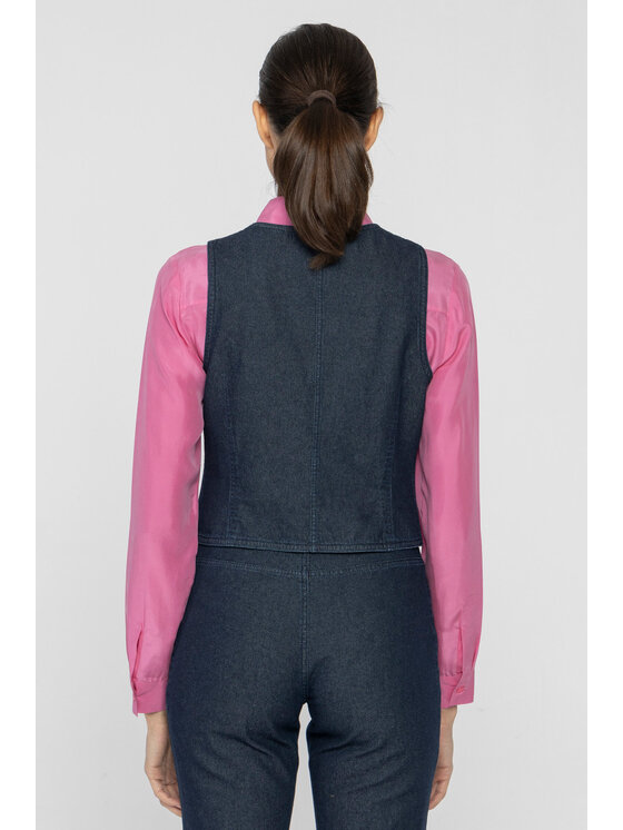 Deni Cler Milano Deni Cler Milano Marynarka W-DC-4002-D2-H8-56-1 Granatowy Regular Fit