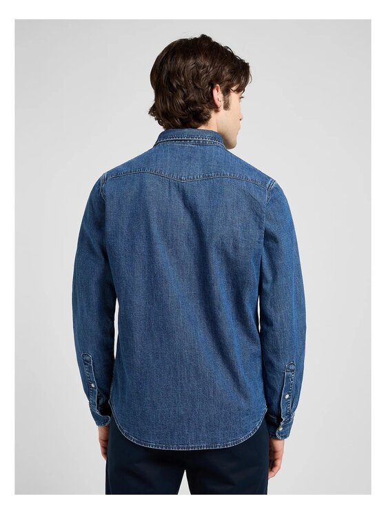 Lee Lee Koszula REGULAR WESTERN SHIRT Niebieski Regular Fit