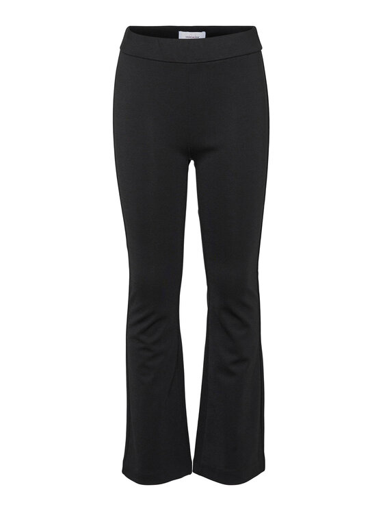Vero Moda Girl Bavlnené nohavice 10286325 Čierna Flared Fit