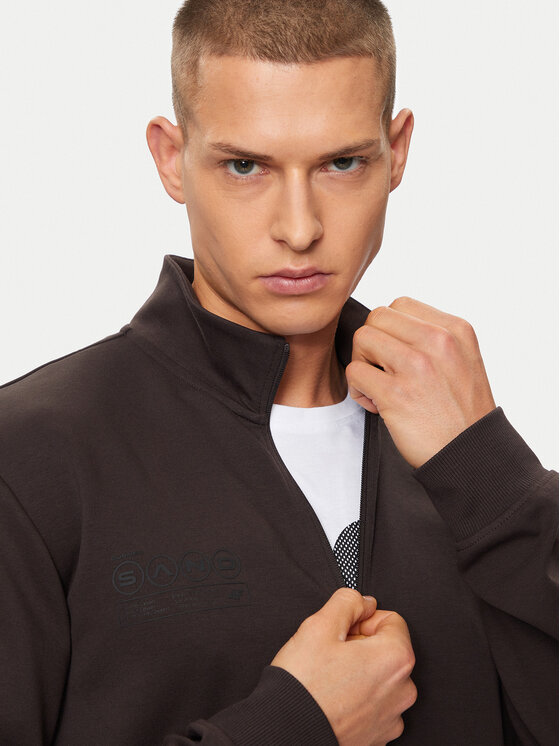4F 4F Felpa 4FWSS24TSWSM1013 Marrone Regular Fit
