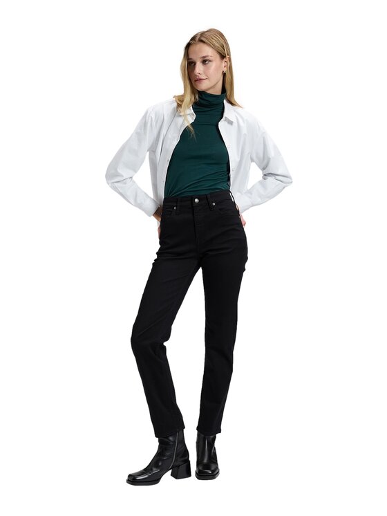 Lee Lee Jeansy 112387557 Czarny Straight Leg