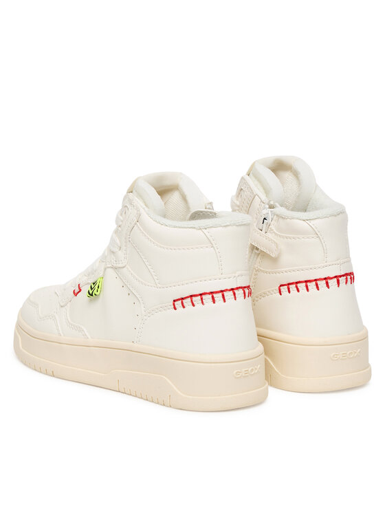 Geox Geox Sneakersy J Lestrella J56NLA 000BC C1000 S Bílá