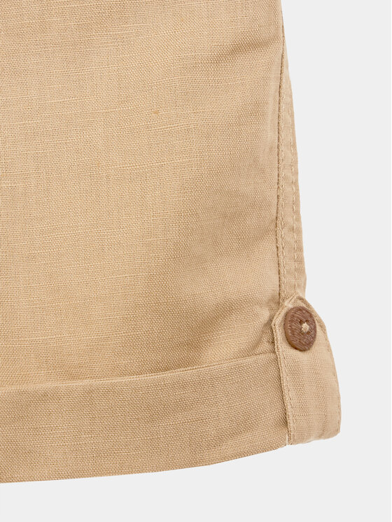 United Colors Of Benetton United Colors Of Benetton Pantalon scurți din material 4BE7G9012 Bej Regular Fit