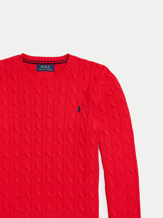 Polo Ralph Lauren Polo Ralph Lauren Sweter 323702674043 Czerwony Regular Fit