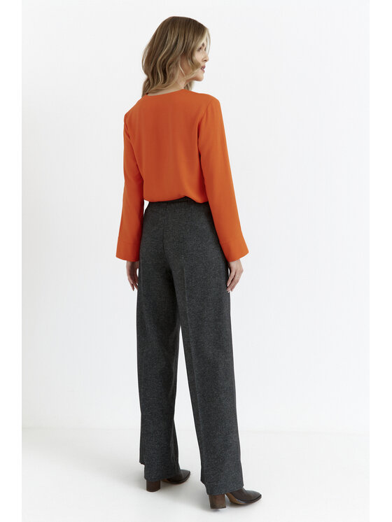 Stylove Stylove Kuloty S387 Szary Baggy Fit