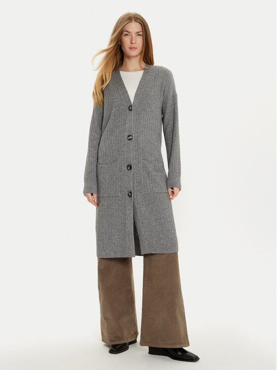 United Colors Of Benetton United Colors Of Benetton Kardigan 126WD604F Siva Regular Fit
