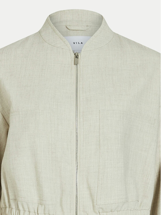 Vila Vila Bomber-jakk Alona 14104864 Beež Regular Fit