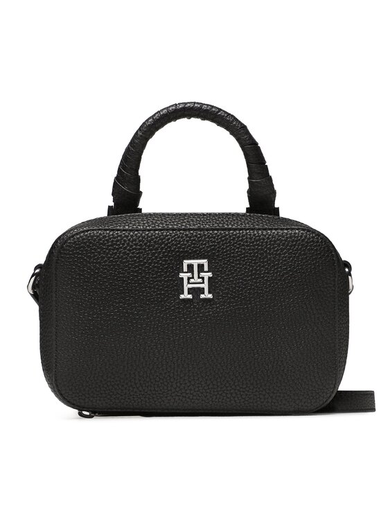 Tommy Hilfiger Torbica Th Emlem Trunk AW0AW14880 Crna