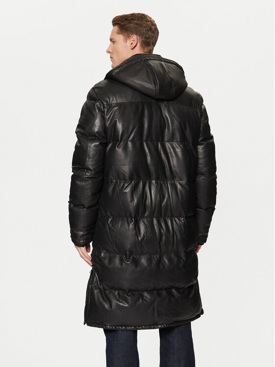 Serge Pariente Serge Pariente Lederjacke Vibes Schwarz Regular Fit
