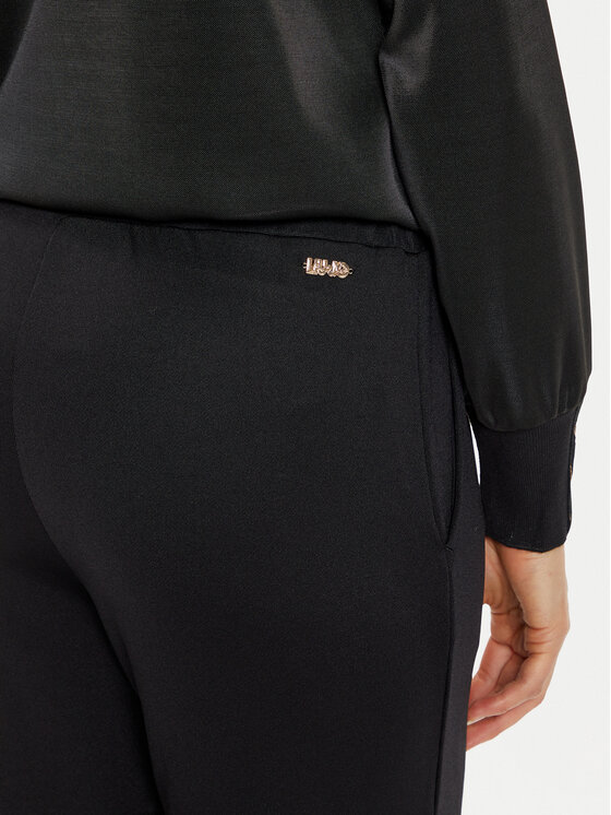 Liu Jo Sport Liu Jo Sport Чино панталони q-roa-33046 Черен Regular Fit