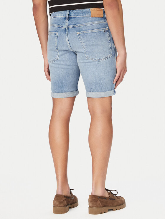 Tommy Jeans Tommy Jeans Džínsové šortky Ronnie DM0DM22979 Modrá Slim Fit