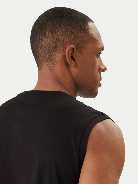 EA7 Emporio Armani EA7 Emporio Armani Tank top 7M001306 AF10375 UC001 Czarny Regular Fit
