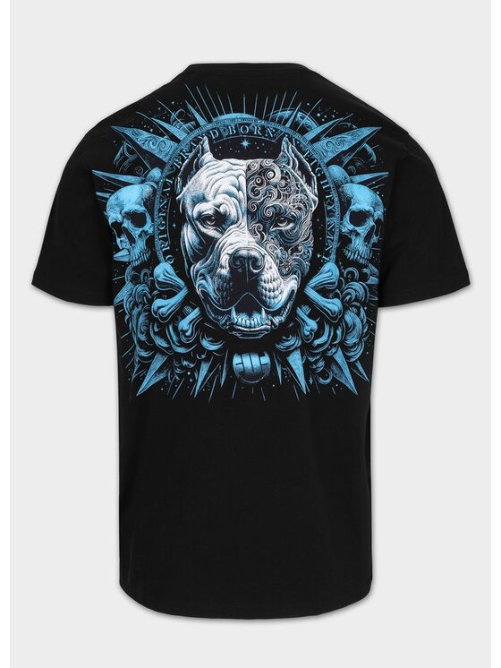 PITBULL PITBULL T-Shirt PITBULL WORLD Czarny Regular Fit
