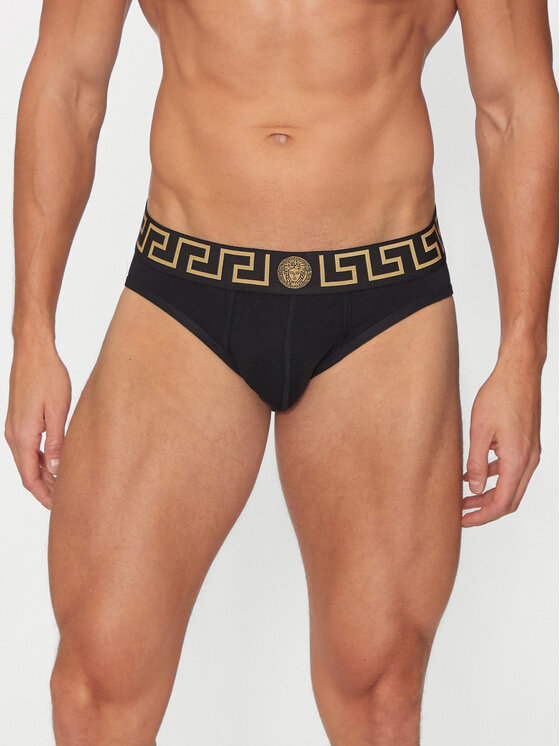 Versace Versace Σετ σλιπ 3 τμχ. AU10327 1A10011 Μαύρο