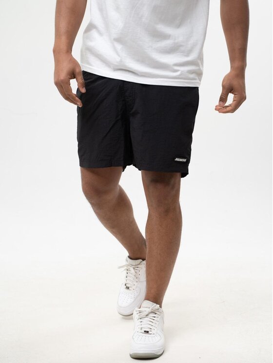 Jigga Wear Jigga Wear Szorty kąpielowe Sportowe Spodenki Kąpielowe Męskie Czarne Jigga Wear Patch XL Czarny