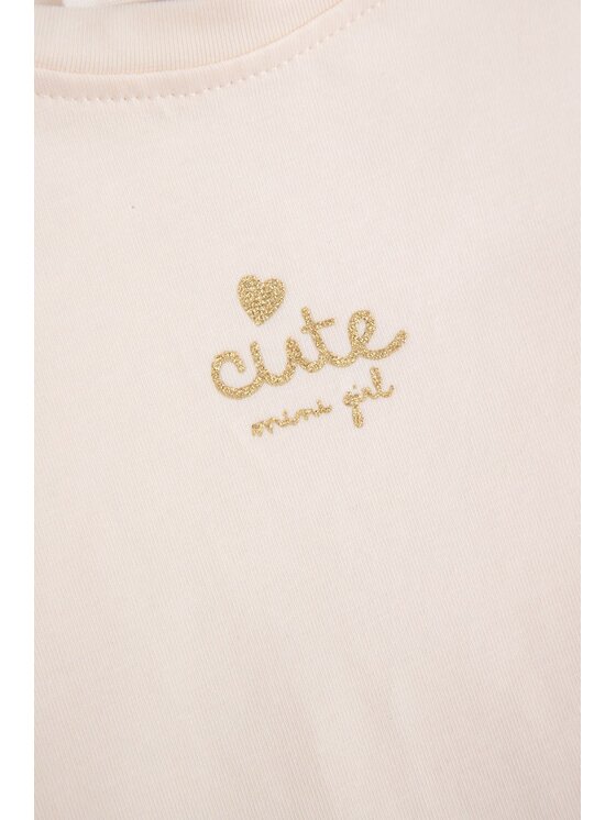 Coccodrillo Coccodrillo T-Shirt ZC5143101EBG-003 Écru Regular Fit