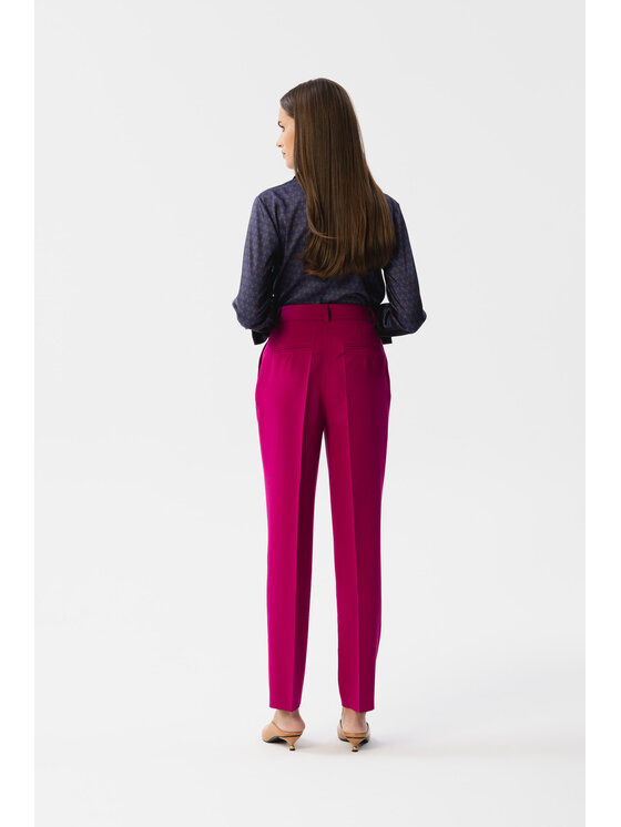 Stylove Stylove Spodnie materiałowe S356 Fioletowy Modern Fit