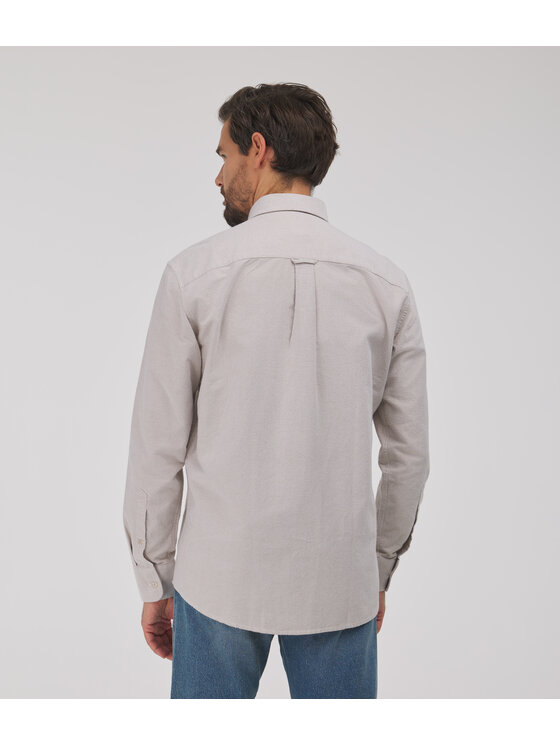 Lee Cooper Lee Cooper Koszula jeansowa LLOYD Beżowy Comfort Fit