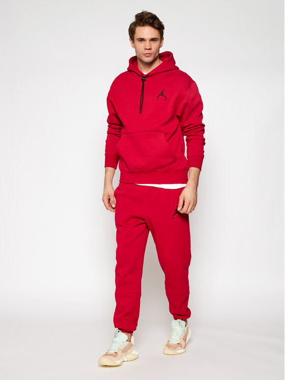 Nike Sweatshirt Jordan Jumpman Air CK6684 Rouge Standard Fit • Modivo.fr
