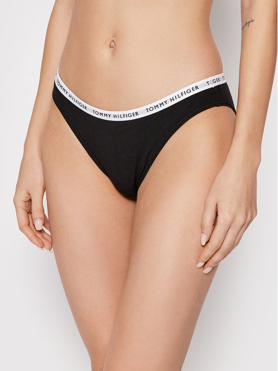 Tommy Hilfiger Tommy Hilfiger Σετ 3 τεμάχια σλιπ κλασικά UW0UW02828 Μαύρο