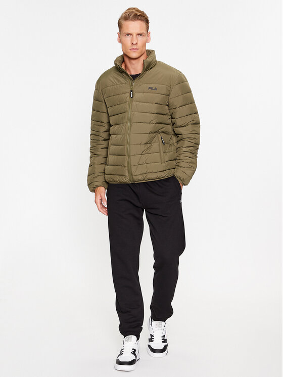 Fila Fila Pārejas jaka FAM0456 Zaļš Regular Fit