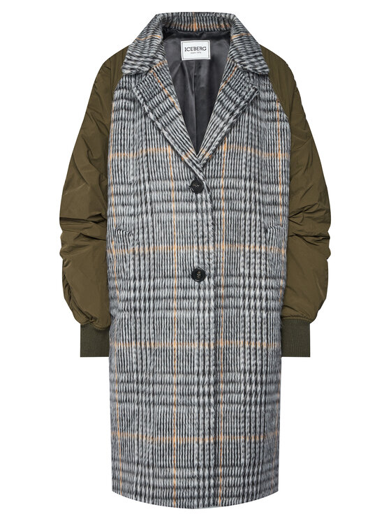 Iceberg Iceberg Зимно яке 20II2P0N0414988 Цветен Oversize
