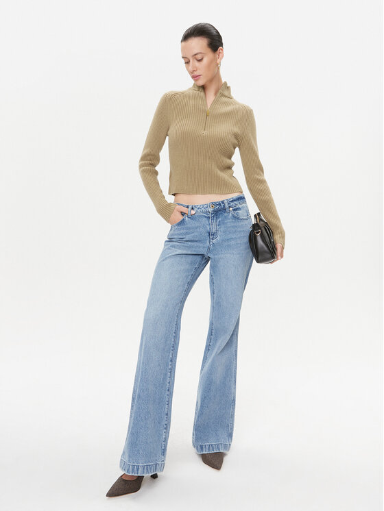 MICHAEL Michael Kors MICHAEL Michael Kors Pulover MF360P26V1 Rjava Regular Fit