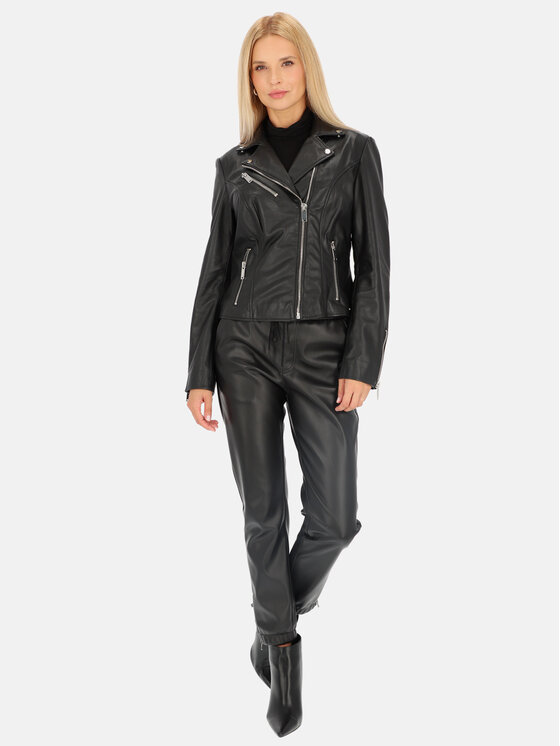 Rino&Pelle Rino&Pelle Ramoneska Ghost Czarny Slim Fit