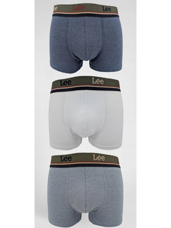 Lee Lee Bokserki Forster 3 Pack Cotton Elastane Trunks Kolorowy