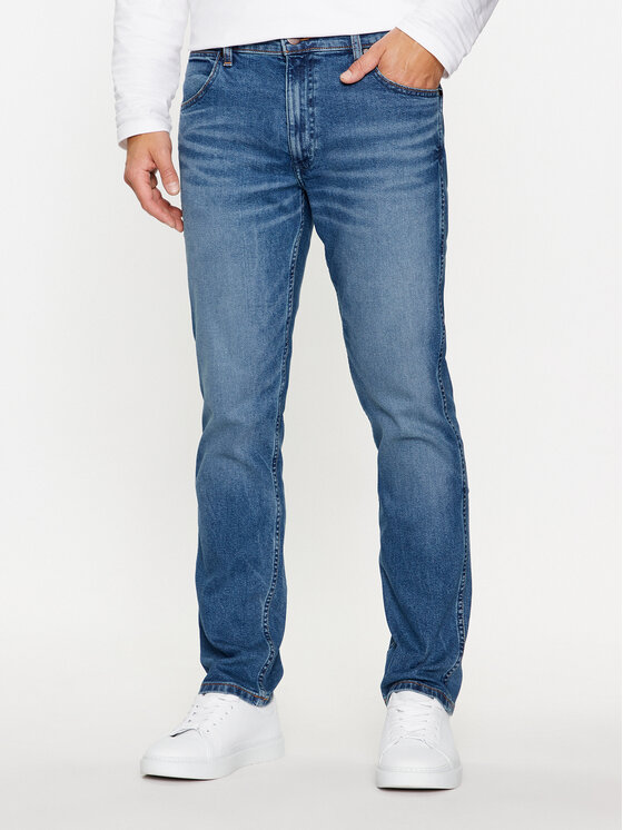 Wrangler Wrangler Джинси Greensboro 112341415 Голубий Regular Fit
