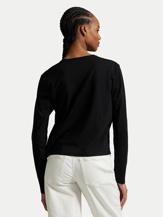 Polo Ralph Lauren Polo Ralph Lauren Blúz 211967103002 Fekete Classic Fit