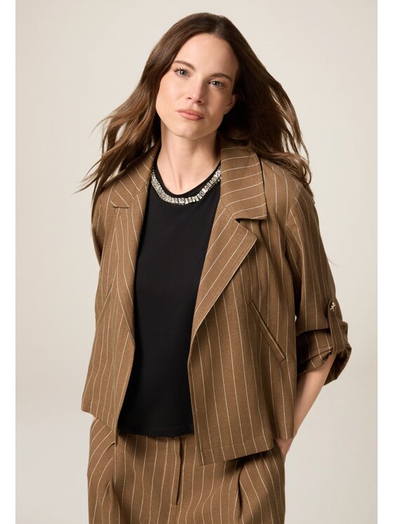 Oltre Oltre T-shirt G433J004250N033 Nero Slim Fit