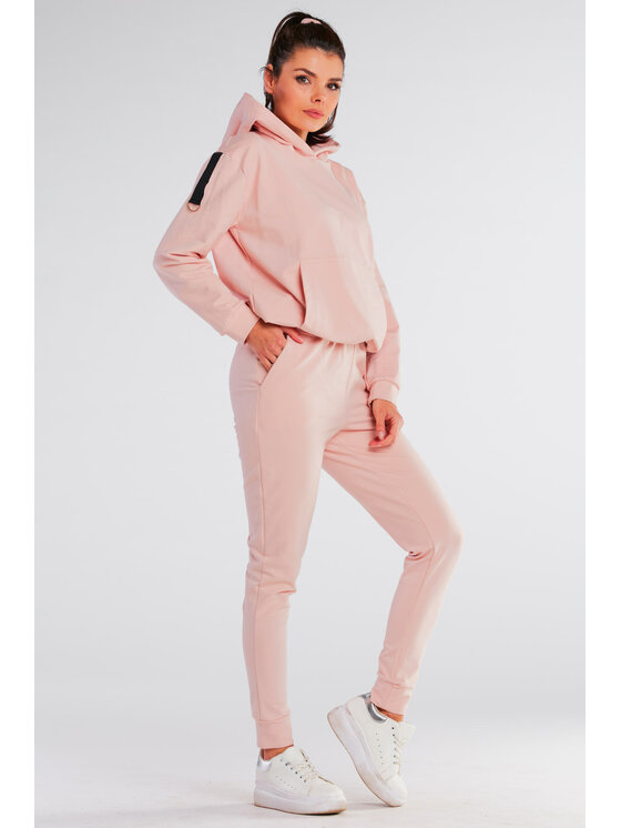 Infinite You Infinite You Bluza M248 Różowy Basic Fit