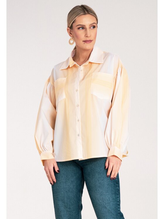FIGL FIGL Camicia M1144 Giallo Oversize