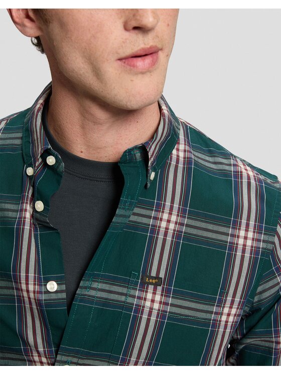 Lee Lee Koszula BUTTON DOWN Kolorowy Regular Fit