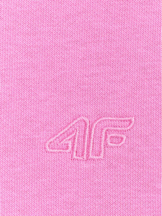 4F 4F Bluza BASIC+ Różowy Oversize
