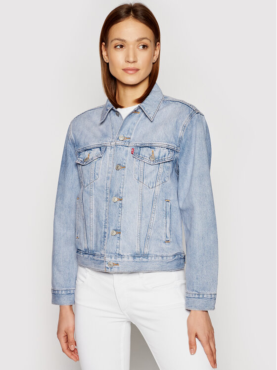 Women's levi's ex boyfriend trucker jacket cheap