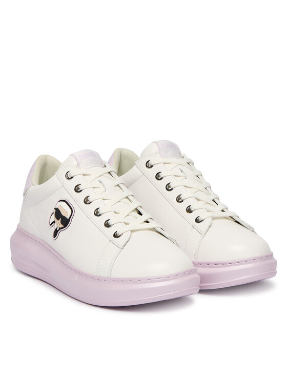 KARL LAGERFELD KARL LAGERFELD Laisvalaikio batai Kapri KL62530P Balta