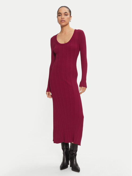 HUGO Hugo Kasdieninė suknelė Sarpheta 50519893 Vyšninė Slim Fit