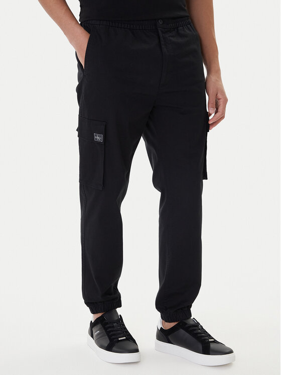 Calvin Klein Jeans Calvin Klein Jeans Joggers kalhoty Comfort LV04RD608G Černá Skinny Fit