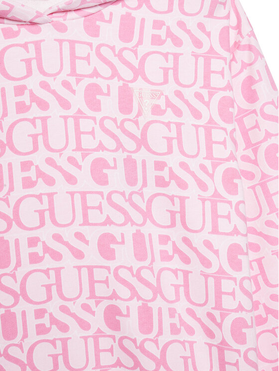 Guess Guess Pulóver J5YQ02 KAD74 Rózsaszín Oversize