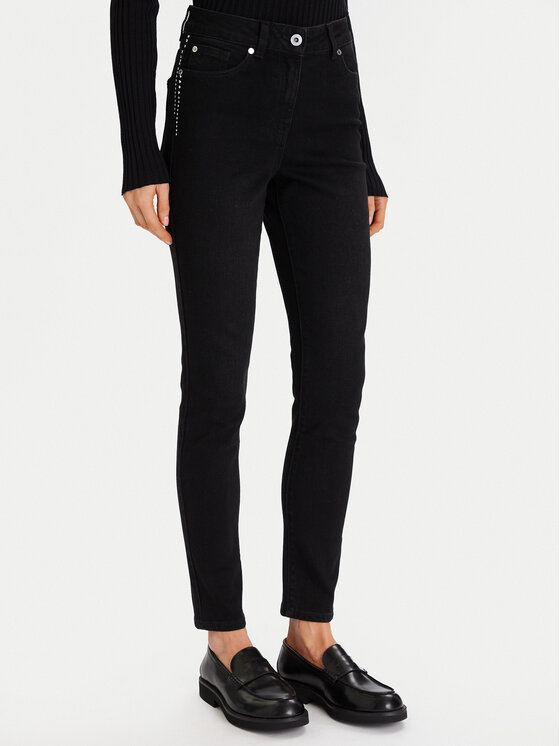 Morgan Morgan Farmer 252-PAVI Fekete Slim Fit