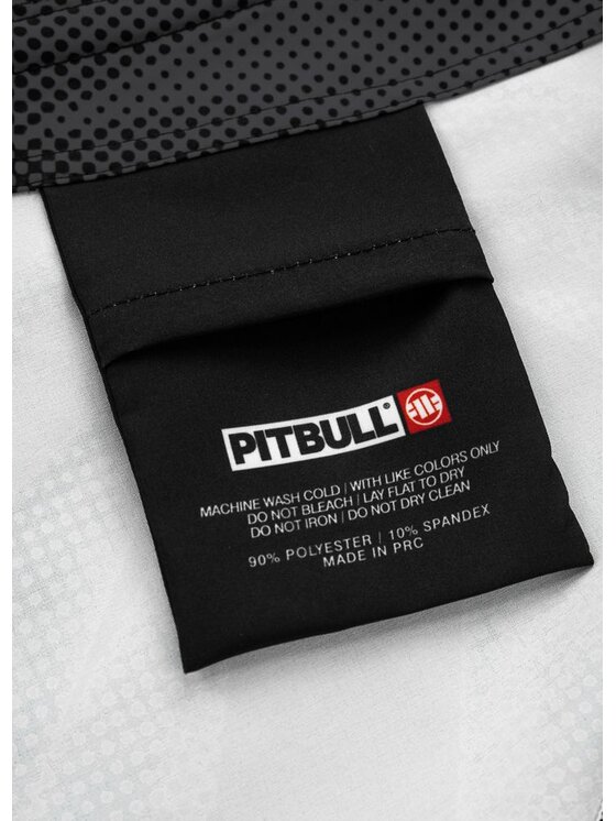 PITBULL PITBULL Szorty sportowe Spodenki treningowe Jet Mesh Performance Pro plus Dot Camo II M Szary Regular Fit
